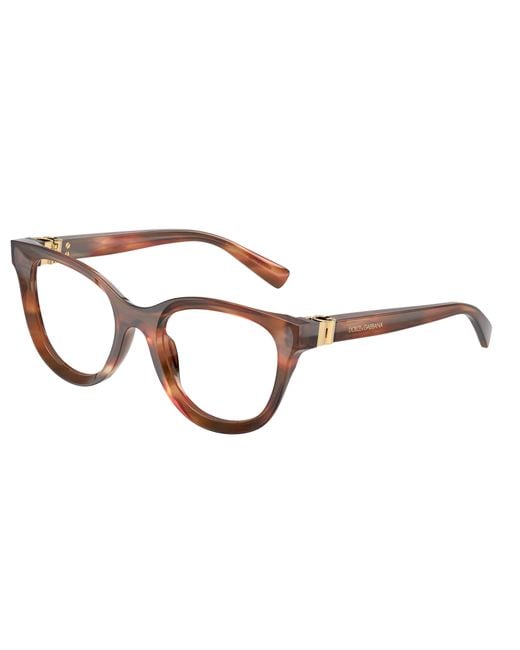Dolce & Gabbana Black Dg3437 3221 Optical Frames Acetate Transparent Pantos Normal