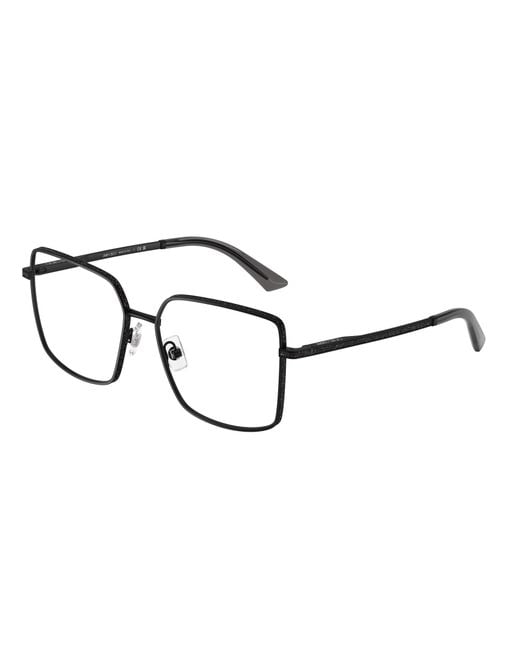 Jimmy Choo Black Jc2017J 3001 Optical Frames Metal Squared Normal