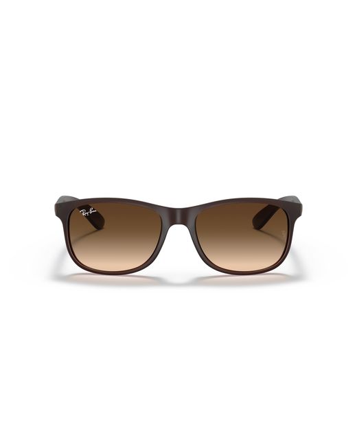 Ray-Ban Black Sunglasses Man Andy - Brown Frame Brown Lenses 55-17 for men