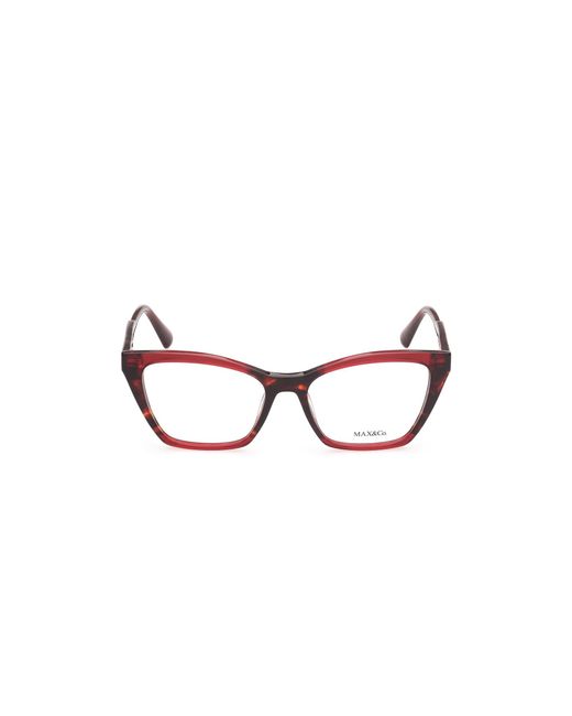 MAX&Co. Black Mo5001 056 Optical Frames Acetate Cat Eye Normal