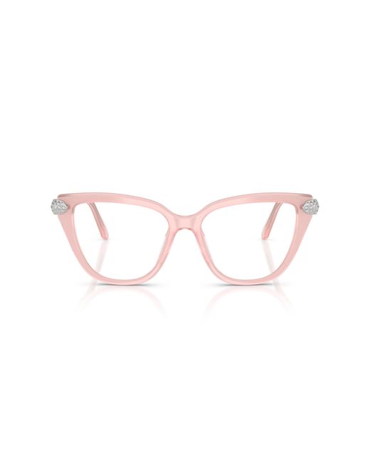 Swarovski Black Sk2045 1041 Optical Frames Acetate Cat Eye Normal