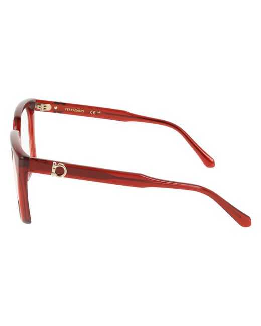 Ferragamo Black Sf3042E 612 Optical Frames Acetate Squared Normal
