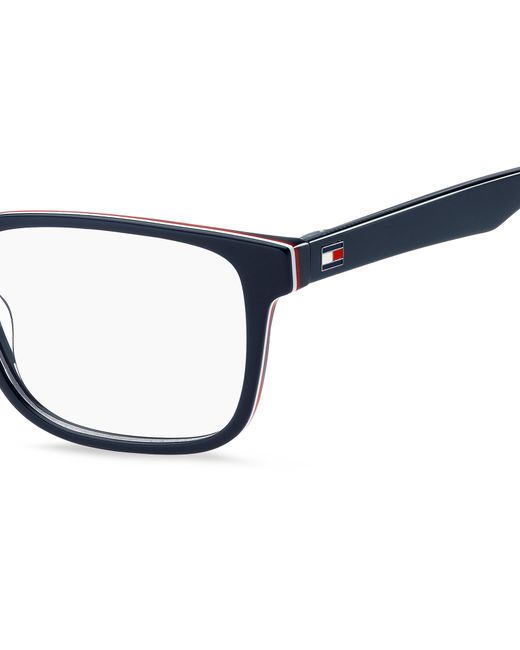 Tommy Hilfiger Black Th 2075 Pjp Optical Frames Bio-Cecid Squared for men