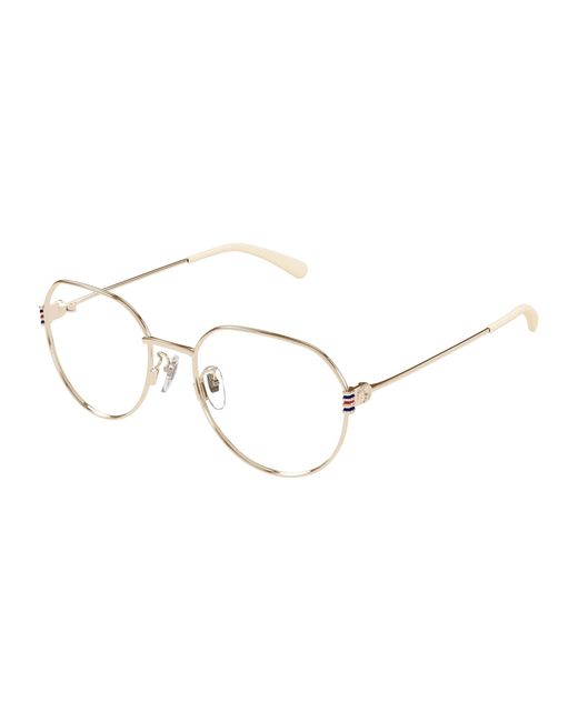 Gucci Black Gg1675Ok 004 Optical Frames Metal Transparent Round
