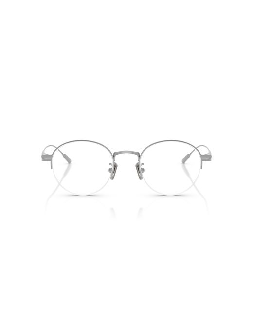 Moncler Black Me1016Td 1023 Optical Frames Titanium Transparent Round Normal