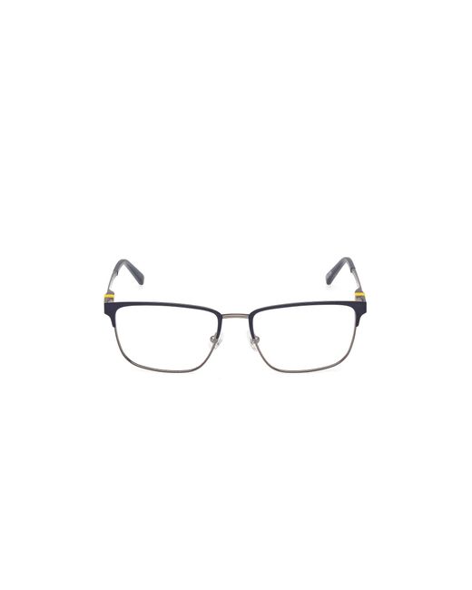 Timberland Black Tb50070 091 Optical Frames Metal Squared Normal for men