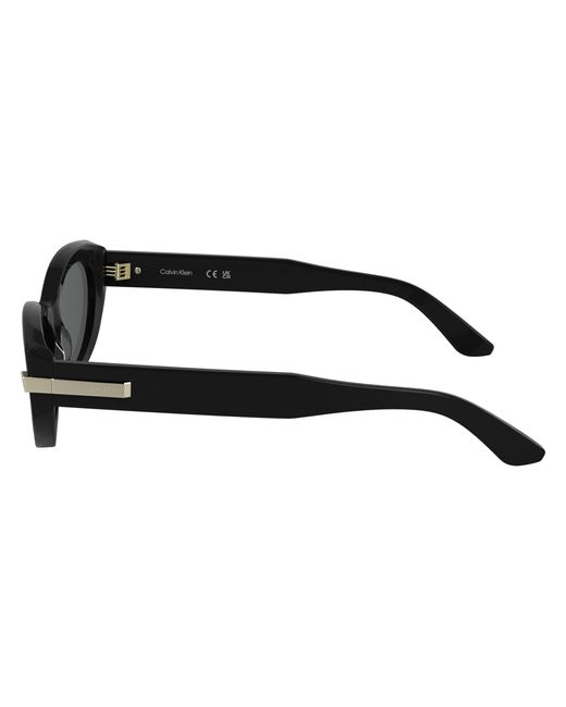 Calvin Klein Black Ck25502S 001 Sunglasses Acetate Cat Eye Normal