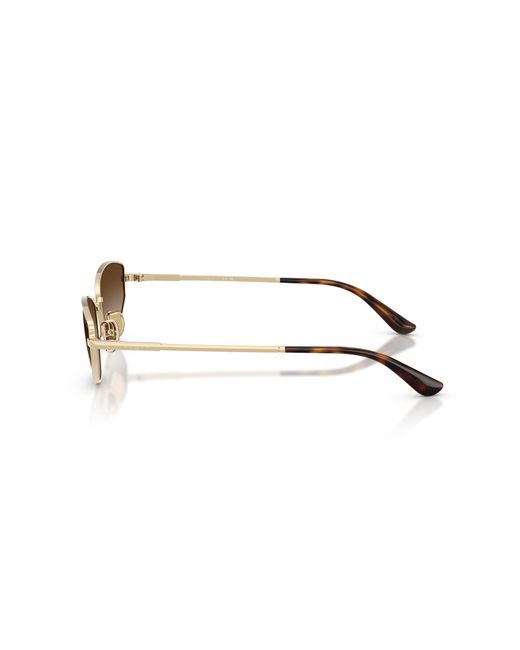 Vogue Eyewear Black Vo4339S 848/13 Sunglasses Metal Cat Eye Normal Nuanced