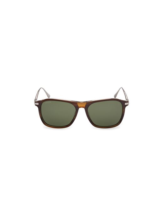 Web Green We0386 56N Sunglasses Acetate Squared Normal