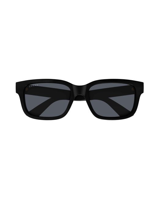 Gucci Black Gg1583S 001 Sunglasses Injected Squared for men