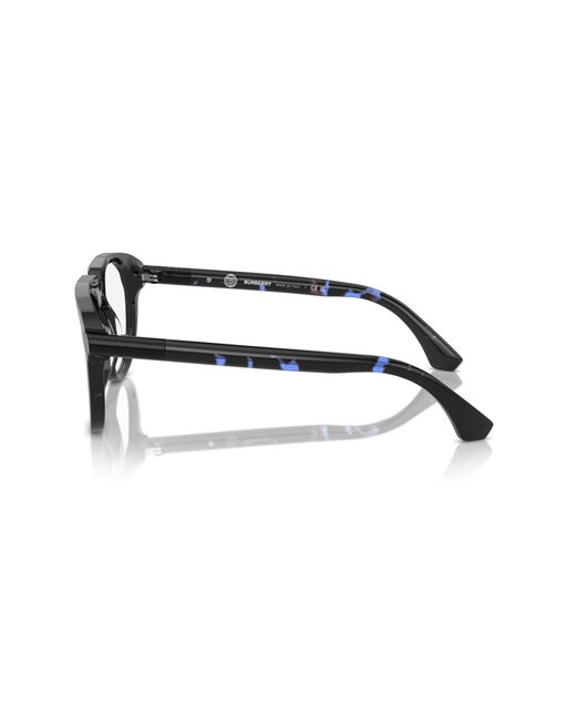 Burberry Black Be2408U 4111 Optical Frames Acetate Transparent Pilot Normal for men