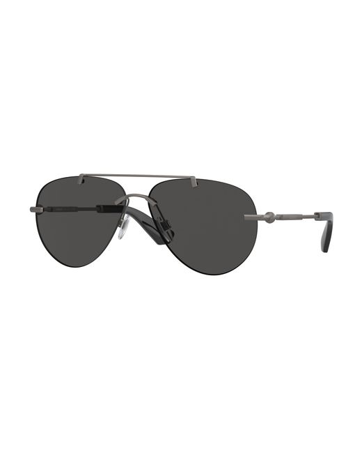Burberry Black Be3151 131687 Sunglasses Metal Pilot Normal