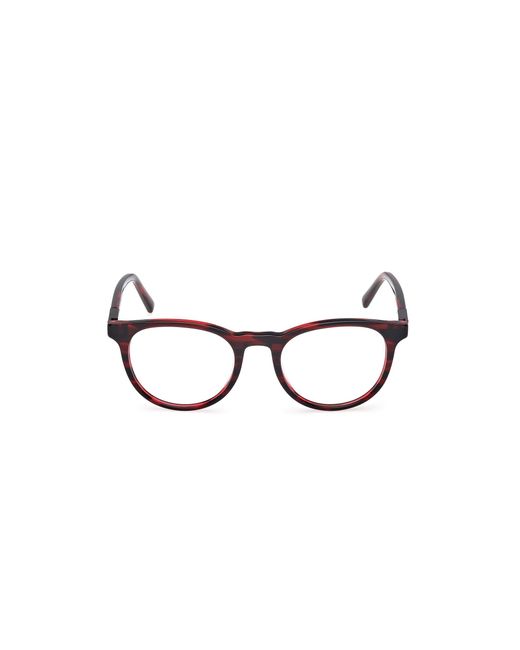 Timberland Black Tb50071 066 Optical Frames Acetate Round Normal for men