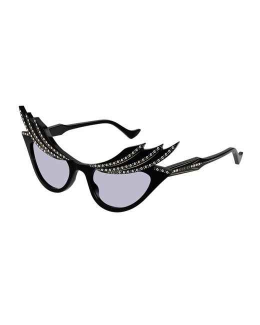 Gucci Black Gg1094S 001 Sunglasses Acetate Cat Eye Normal