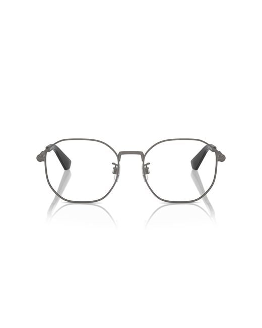 Burberry Black Be1387D 1316 Optical Frames Metal Transparent Geometric Normal for men
