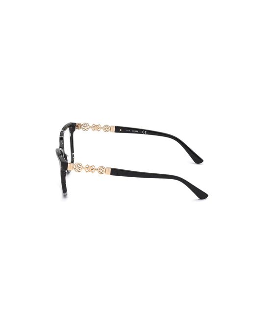 Guess Black Gu2832 005 Optical Frames Acetate Squared Normal