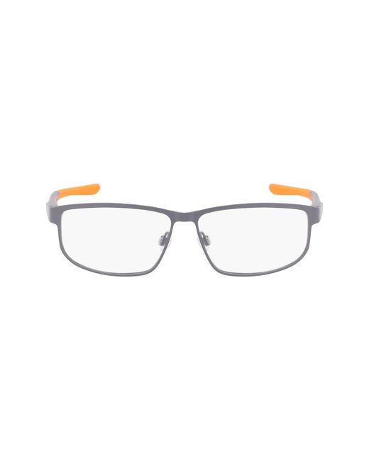 Nike Black 8157 039 Optical Frames Metal Squared Normal for men