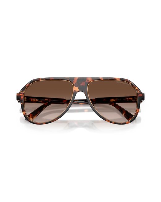 Michael Kors Black Mk2281U Molokai 300613 Sunglasses Injected Pilot Normal Nuanced for men