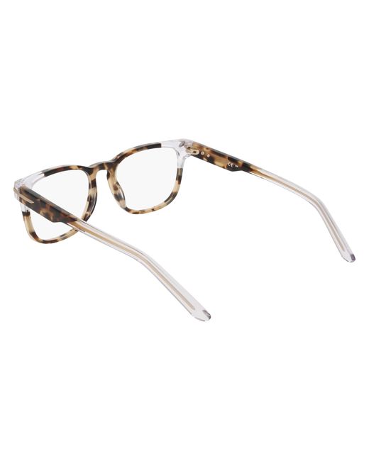 Nike Black 7180 249 Optical Frames Acetate Squared Normal