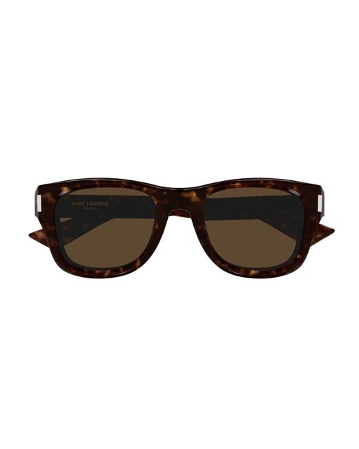 Saint Laurent Black Sl 801 002 Sunglasses Acetate Round for men