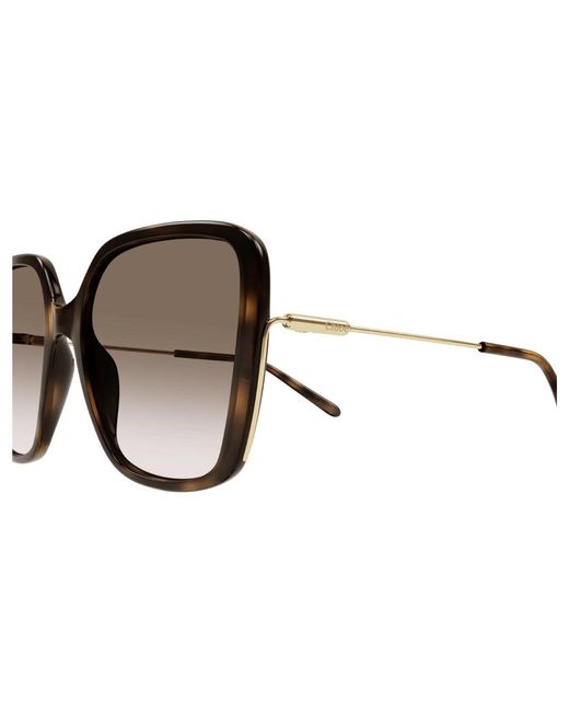 Chloé Black Ch0173S 002 Sunglasses Acetate Squared Shaded