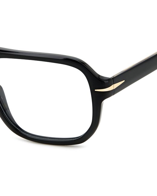 David Beckham Black Db 7108 2M2 Optical Frames Acetate Pilot for men