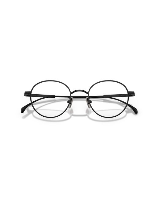 Moncler Black Me1013Td 1001 Optical Frames Titanium Transparent Round Normal