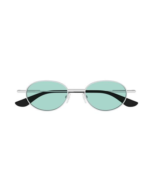 McQueen Black Am0523S 003 Sunglasses Acetate Round