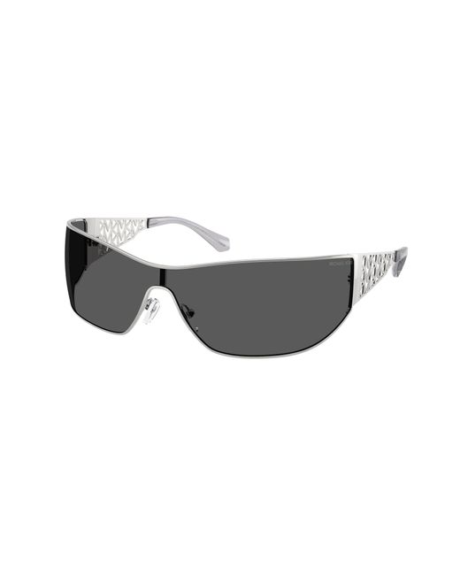 Michael Kors Black Mk1180 Melbourne 1014Ak Sunglasses Metal Squared Normal