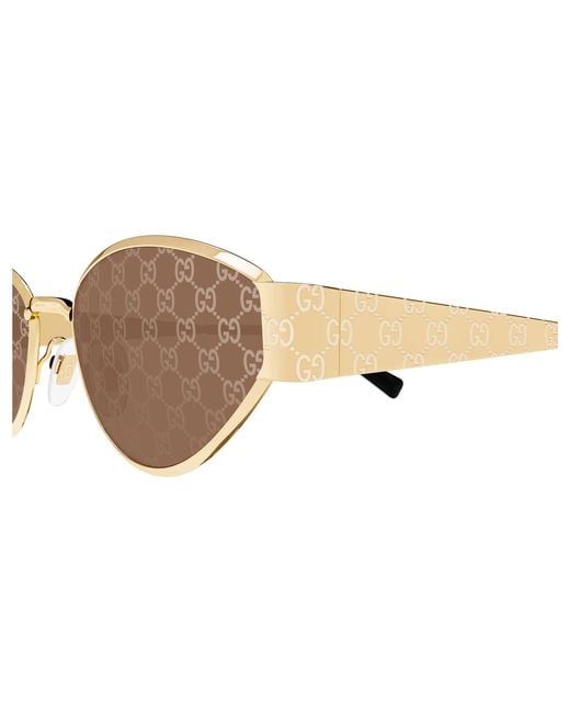 Gucci Black Gg1853S 003 Sunglasses Metal Geometric for men