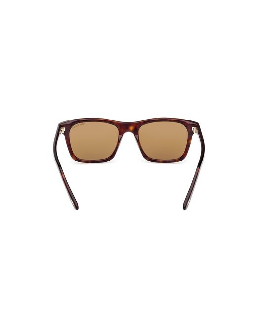 Tom Ford Black Ft1179 Barron 52E Sunglasses Acetate Squared Normal for men