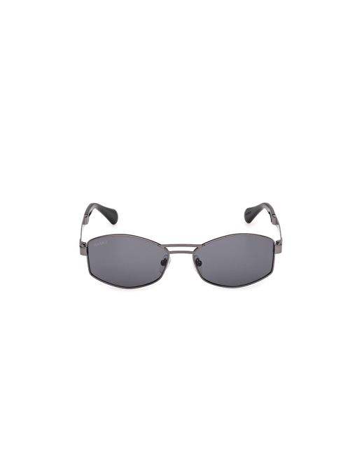 MAX&Co. Black Mo0139 08A Sunglasses Metal Geometric Normal