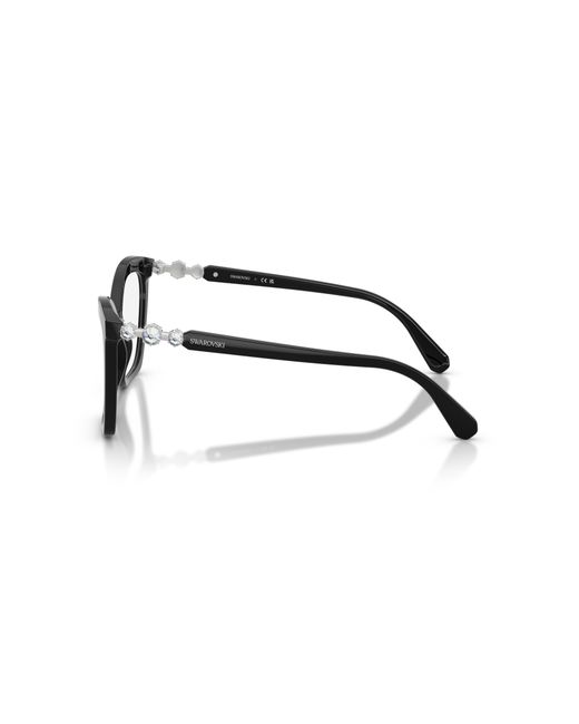 Swarovski Black Sk2053 1038 Optical Frames Acetate Cat Eye Normal