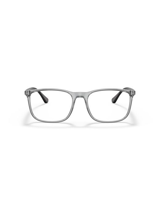 Emporio Armani Black Ea3177 5090 Optical Frames Injected Squared Normal for men