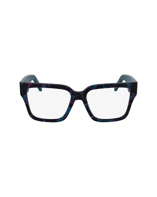 Karl Lagerfeld Black Kl6201 434 Optical Frames Acetate Squared Normal