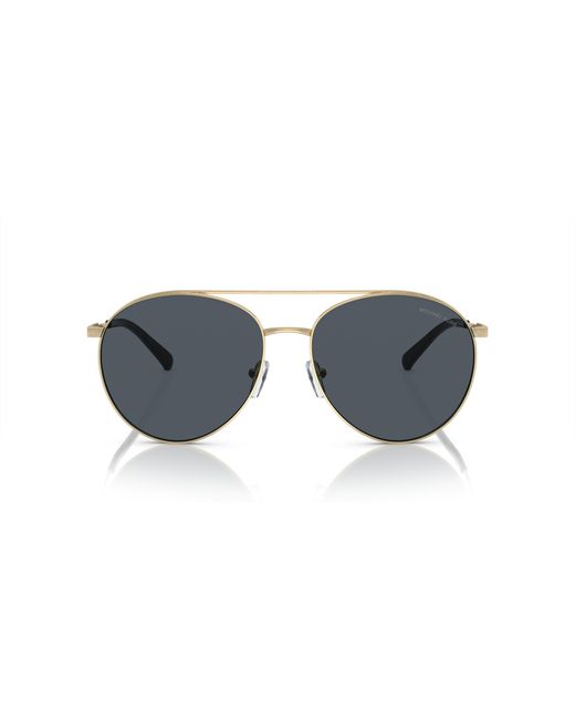 Michael Kors Black Mk1138 Arches 101487 Sunglasses Metal Pilot Normal