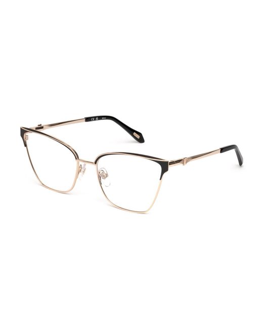 Just Cavalli Black Vjc124 301 Optical Frames Metal Butterfly