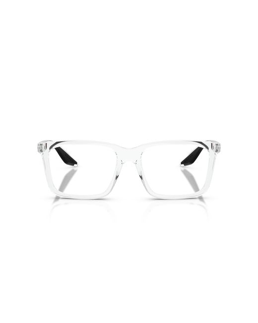 Prada Linea Rossa Black Ps 03Sv 2Az1O1 Optical Frames Injected Squared Normal for men