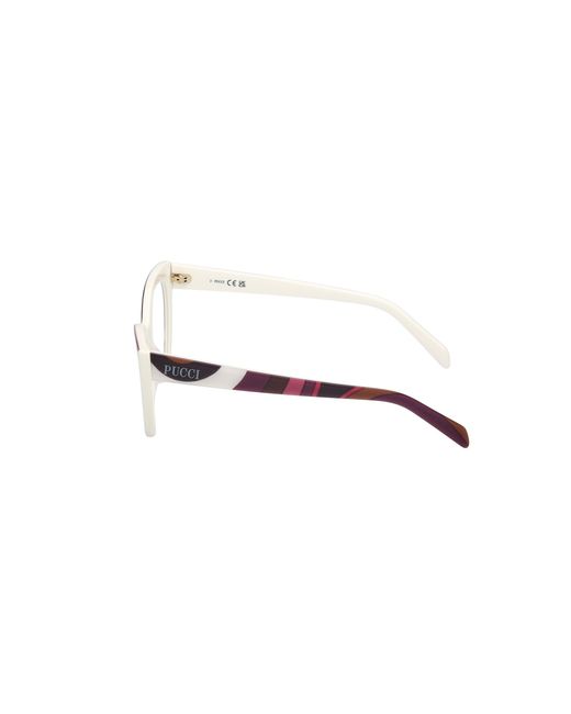 Emilio Pucci Black Ep5215 099 Optical Frames Acetate Cat Eye Normal