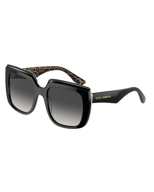 Dolce & Gabbana Black Dg4414 32998G Sunglasses Acetate Squared Normal Shaded