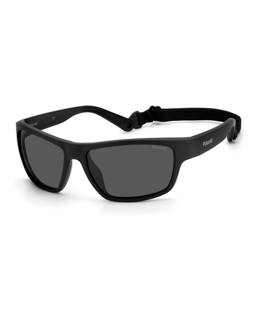 Polaroid Black Pld 7037/S 807/M9 Sunglasses Polycarbonate Squared
