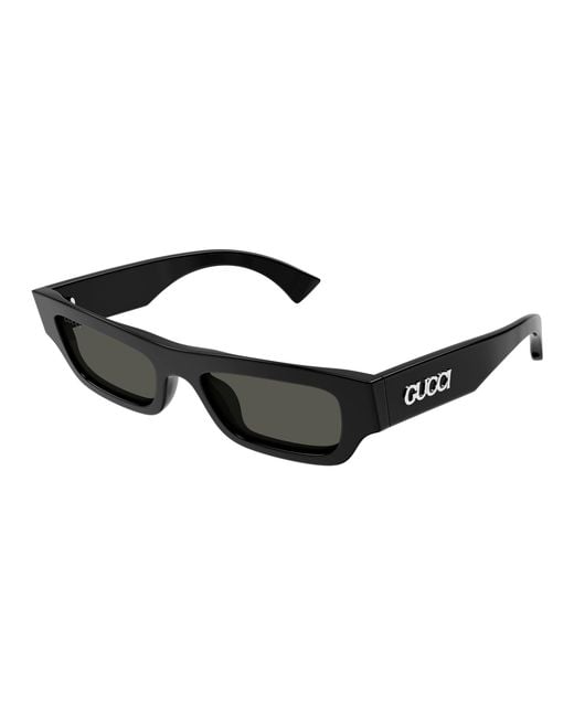 Gucci Black Gg1839S 001 Sunglasses Acetate Squared for men