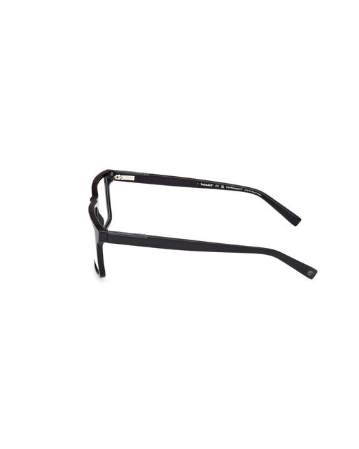 Timberland Black Tb50004 001 Optical Frames Injected Squared Normal for men