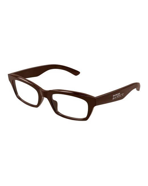 Balenciaga Black Bb0427O 005 Optical Frames Acetate Transparent Squared for men