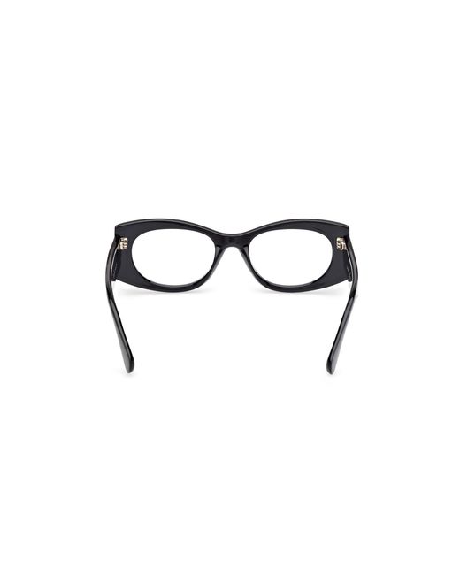 MAX&Co. Black Mo5184 001 Optical Frames Injected Geometric Normal