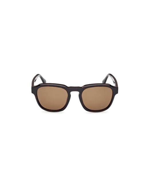 Web Black We0370 56J Sunglasses Acetate Round Normal for men