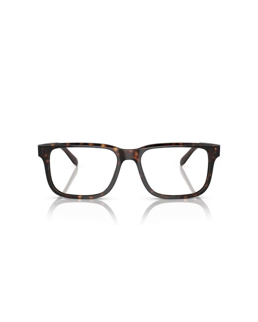 Emporio Armani Black Ea3218 5879 Optical Frames Acetate Transparent Squared Normal for men