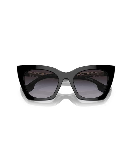 Burberry Black Be4372U Marianne 30018G Sunglasses Acetate Cat Eye Normal Shaded