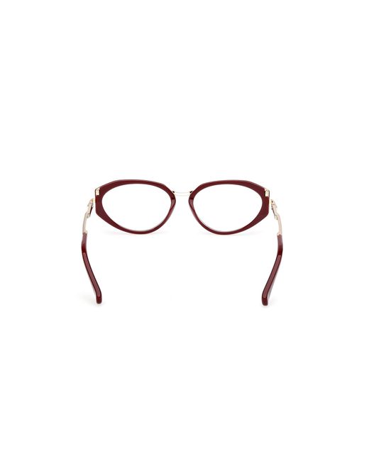 Max Mara Black Mm5185 069 Optical Frames Acetate Cat Eye Normal