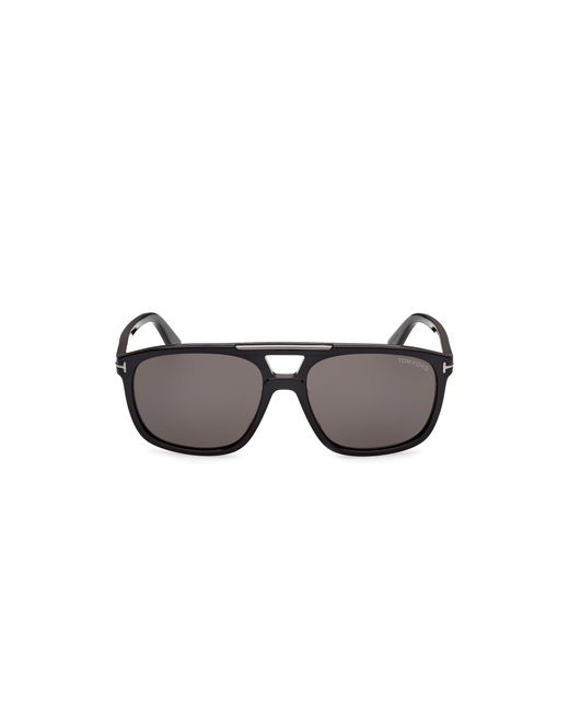 Tom Ford Black Ft1338-N Brianna-02 01A Sunglasses Acetate Smoke Squared Normal
